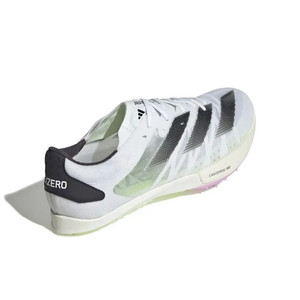 Adidas Adizero Ambition Track Spikes Sz 12 Men / 13W White Volt Sprint Running